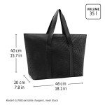 Nákupní taška přes rameno Reisenthel Extralite Shopper L Mesh black