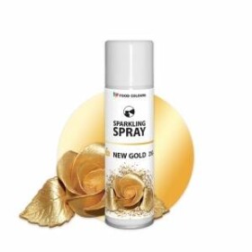 Barva ve spreji Food Colours New Gold (250 ml) Zlatá