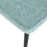 Relaxační křeslo, modrá, sametová látka, AK-303 BLUE2