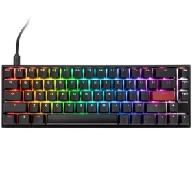 Ducky Mecha Pro Cherry MX-Silent-Red černá / herní klávesnice / podsvícená / mechanická / drátová USB-C / US (DKME2167ST-SUSPDAAT2)
