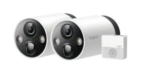TP-Link Tapo C420S2 bílá / Sada 2 IP kamer / 2560 x 1440 px / Wi-Fi / IP65