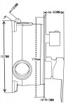 MEXEN/S - Uno DR62 sprchová sestava podomítková, chrom 71435DR62-00