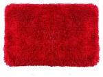SPIRELLA Koupelnová předložka HIGHLAND červená / Vysoký vlas / Mikrovlákno / 60 x 90 cm