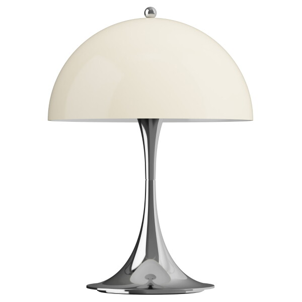 Louis Poulsen Přenosná lampa Panthella 250 Opal Beige / Chrome, béžová barva