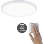 Paulmann 92907 Whirl LED vestavné svítidlo, LED, pevně vestavěné LED, 4.9 W, hliník (kartáčovaný), saténová, sada 3 ks