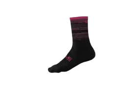 Alé Scanner Socks ponožky Black/Cyclamen vel. L (44-47)