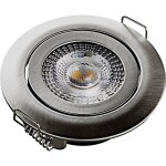 Paulmann 92907 Whirl LED vestavné svítidlo, LED, pevně vestavěné LED, 4.9 W, hliník (kartáčovaný), saténová, sada 3 ks