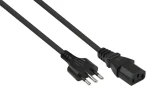 Kabelmeister napájecí kabel CEI 23-16 - C13 černá / Napájecí kabel / Itálie / 1,8 m (SK6530-S018)