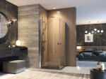 Aquatek GLASS A2 90 cm CHROM Sprchová zástěna 90x90x195cm