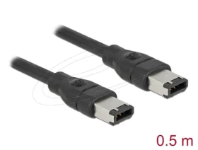 Delock Kabel FireWire 6 pin samec 6 pin samec 0,5 m (83273)
