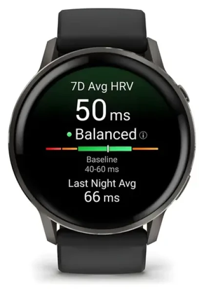Garmin Venu 4 45 mm černá / Chytré hodinky / 1.4" AMOLED / GPS / Wi-Fi / 5 ATM (010-03014-00)