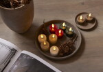 Star trading LED čajová svíčka FLAMME SET/2ks červená