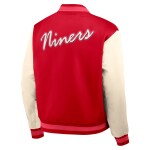 Nike Pánská bunda San Francisco 49ers NFL Rewind Legacy Bomber Cream Velikost: XL