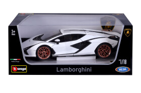 Bburago TOP Lamborghini Sián FKP 37 White/Black