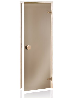 Dveře do sauny "A" Raiser 7x19 Bronze 690x1871 mm Osika CA719BRR68ASL