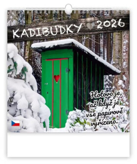 Kalendář nástěnný 2026 - Kadibudky
