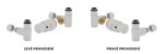 HOPA - Připojovací ventil Z8 základní sada - Barva - Bílá, Materiál spojky - Cu 15 × 1, Varianta - Pravá RDOZ8INT06PC1