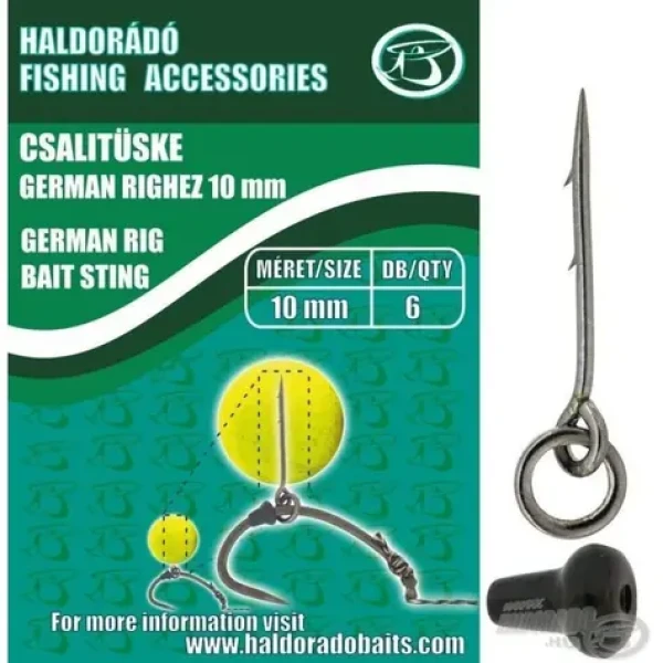 Haldorádó Nástrahový osten German Rig 10mm (HD810-GRIG)