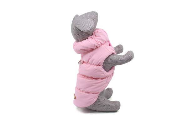 Magie zimní bunda pro psa Barva: Růžová, Délka zad (cm): 26, Obvod hrudníku: 36 - 40 cm