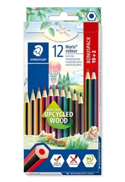 Staedtler Noris colour / Pastelky / 12 barev / šestihranné / WOPEX (185 C12P)