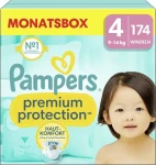 Pampers Premium Protection 9-14 kg (174 ks) / plenkové kalhotky / velikost 4 (9-14 kg) (8006540705612)