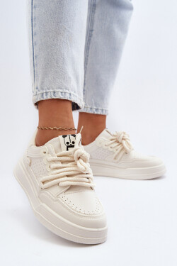 Dámské tenisky z ekokůže béžové Avanalis 40