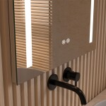 Mereo Zrcadlo 60x70 cm s LED osvětlením a odmlžováním CN155