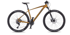 4EVER FIRETRACK 29", rám 17" (M), model 2025, barva dark gold/iron - ZDARMA dopravné, odborná montáž, seřízení, pojištění a dárkový poukaz na nákup přílušensví! (Záruka nejlepší ceny! Nakupujte u autorizovaného prodejce!)