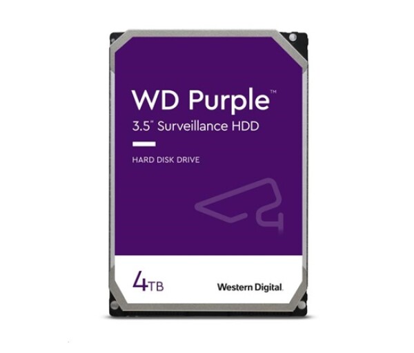 WD PURPLE WD43PURZ 4TB, SATA III 3.5", 256MB, 175MB/s, Low Noise, CMR EDF_8100438