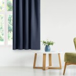 Zatěmňovací závěs blackout RESTILO indigo 140 x 245 cm sada 2 ks