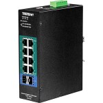 TrendNet TI-PG102I TRENDnet TI-PG102I - Switch - managed - 8 x 10/100/1000 (PoE+) průmyslový ethernetový switch