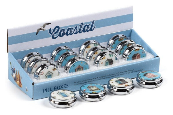 Krabička na prášky - Pobřeží (mix)