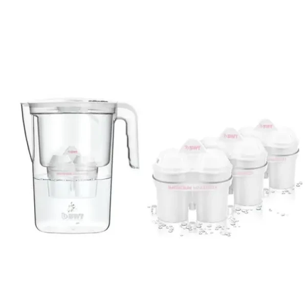 BWT VIDA bílá + 3x filtr / Filtrační konvice na vodu / 2,6 l / mechanický ukazatel výměny (9022001905017)