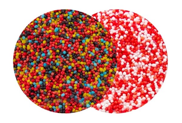 SweetArt cukrový máček červený a bílý a Cars mix (2x90 g) Top sale