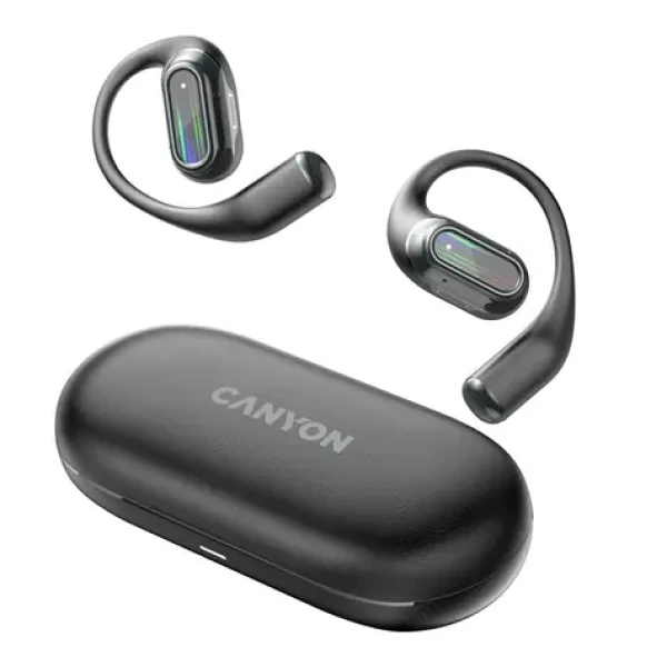 Canyon OnFlow 12 černá / Sluchátka / Air Conduction / TWS / BT 5.4 / výdrž 8/50 h (CNS-TWS12BK)