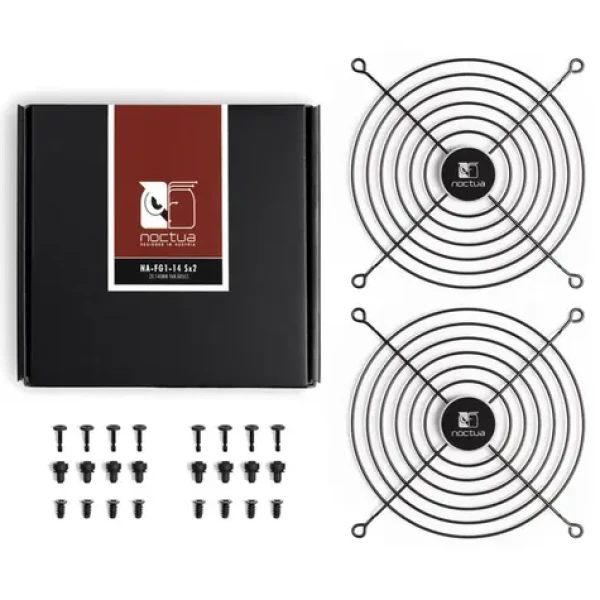 Noctua NA-FG1-14 Sx2 (2ks) černá / Mřížka pro ventilátor / 140 mm (NA-FG1-14 SX2)
