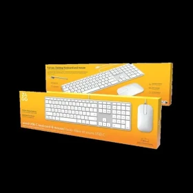 ZAGG Set klávesnice a myši stříbrná / Klávesnice a myš / USB-C drátová / Apple / UK layout (103218532)