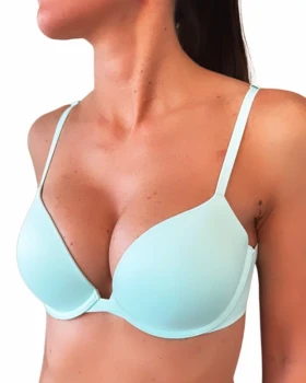 Dámská push-up podprsenka Calvin Klein QF7315 mint