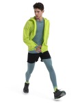 ICEBREAKER Mens Merino Run+ Ultralight Mini, Hyper/Aura velikost: 47-49 (XL)