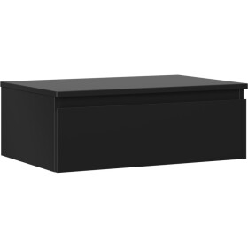 MEXEN/S - Orio koupelnová skříňka pod umyvadlo 70 cm s deskou, 1 šuplík, černá mat 91A10-07023-1-BFC71