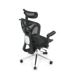 Kancelářská židle, synchronní mechanismus, černá síťovina, KA-B2363 BK
