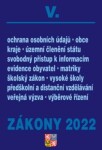 Zákony V/2022 Veřejná správa, školy,