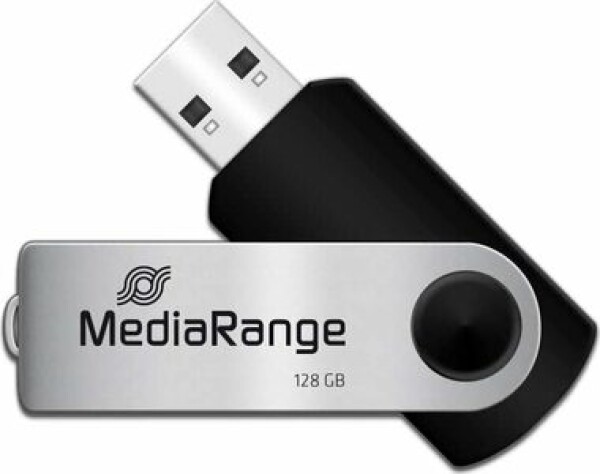 MediaRange MR913 128GB stříbrná / Flash Disk / USB 2.0 (MR913)