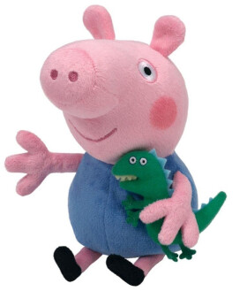 Beanie Babies Peppa Pig - GEORGE 15 cm