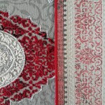 DumDekorace DumDekorace Exkluzívny koberec červenej farby vo vintage štýle