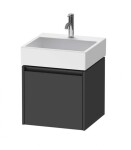 DURAVIT - Ketho.2 Umyvadlová skříňka 44x48x46 cm, 1 zásuvka, grafit mat K25074049490000
