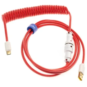 Ducky Premicord Apple Red kabel / USB-C - USB-A / 1.8m (DKCC-FRCNC1)