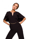 M670 Kombinéza s volánky - černá EU XXL