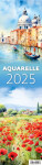 Nástěnný kalendář 2025 Aquarelle