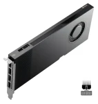 PNY NVIDIA RTX PRO 4000 Blackwell 24GB GDDR7 ECC / 24GB GDDR7 / 192-bit / PCIe x16 5.0 / 4x DP 2.1 / 140W (VCNRTXPRO4000-SB)